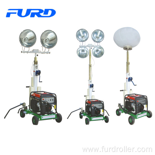hot sale mobile construction light tower with diesel generator